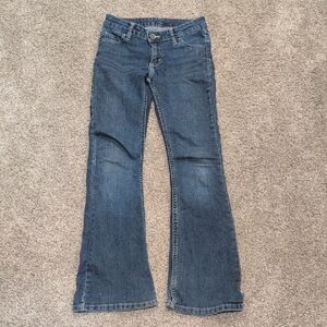 Wrangler Blue Bootcut Jeans Medium Wash